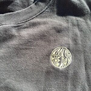 Men's Kook of the Day Sweatshirt Black Spell-Out XL Surf Wipeout IG Sport Beach